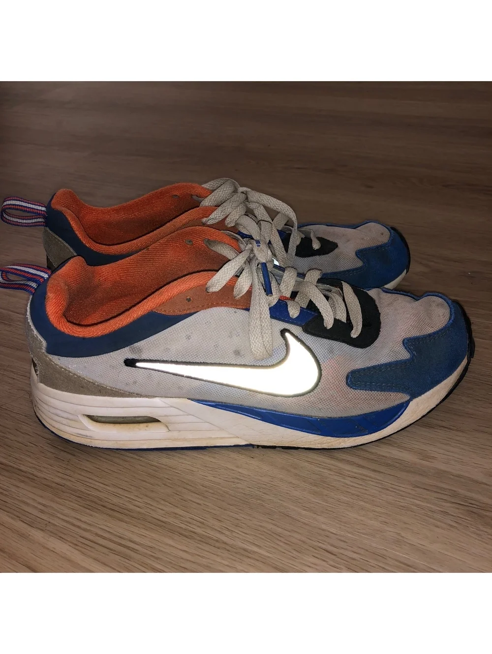 NIKE AIR MAX NCAA PACK SOLO FLORIDA GATORS SNEAKERS BLUE ORANGE MENS SIZE 8